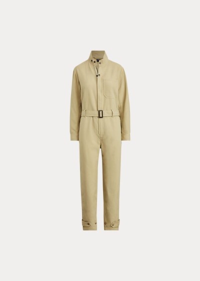 Jumpsuits Polo Ralph Lauren Mujer Marrom - Twill - GILYD3267